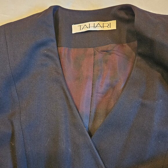 TAHARI DOUBLE BREASTED COAT DRESS - Picture 5 of 8